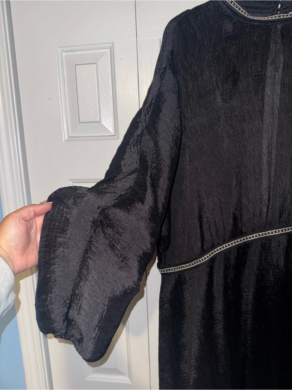 ASOS Sz 24 NWT Curve Black Midi Dress - Picture 4 of 8